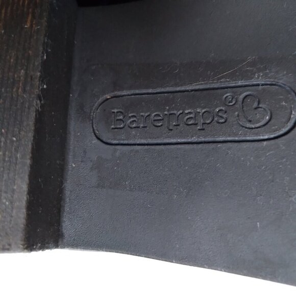 'Marconi' Burgundy Chelsea Boots Back Strap Brass  Buckle & Snake Print Sz 9 M - Picture 9 of 12